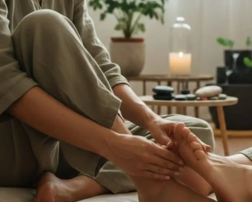 Trattamento di riflessologia plantare presso studio a Monza